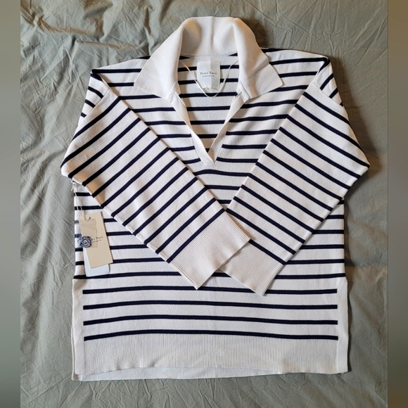 Part Two Striped Sweater Small - Picture 4 of 9